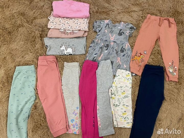 Вещи пакетом на девочку 1-3 года