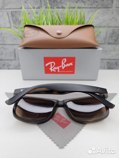 Очки Ray Ban Justin 4165 701/13 Leopard Коричневые