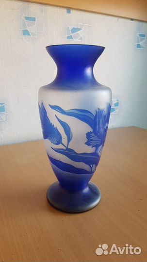 Ваза 50-х годов авторская работа в стиле Галле