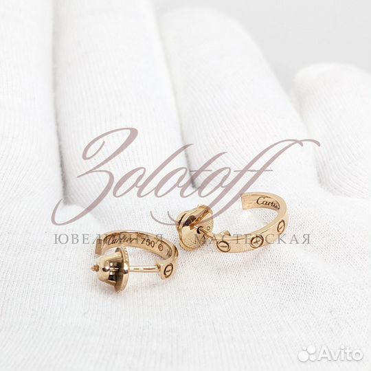 Серьги Cartier Love