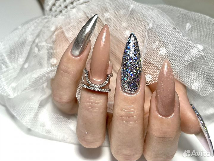 Маникюр, наращивание кузьминки