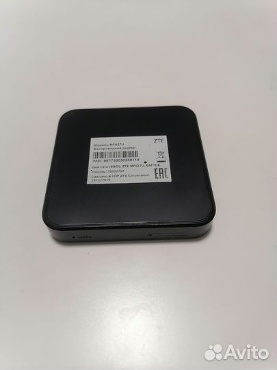 Wi Fi роутер ZTE MF 927U все операторы