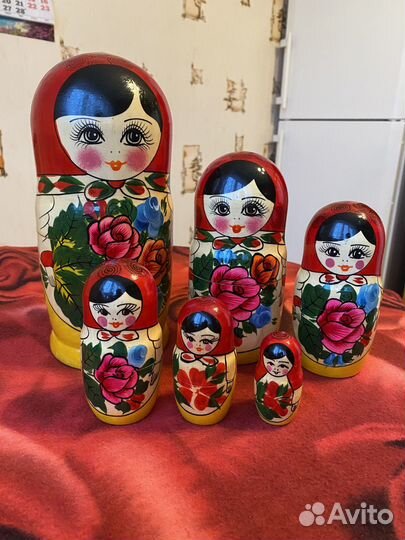 Деревянная матрешка СССР