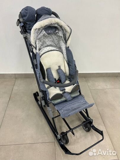 Санки-коляска Nika Ника Детям 7-8K нд7-8K