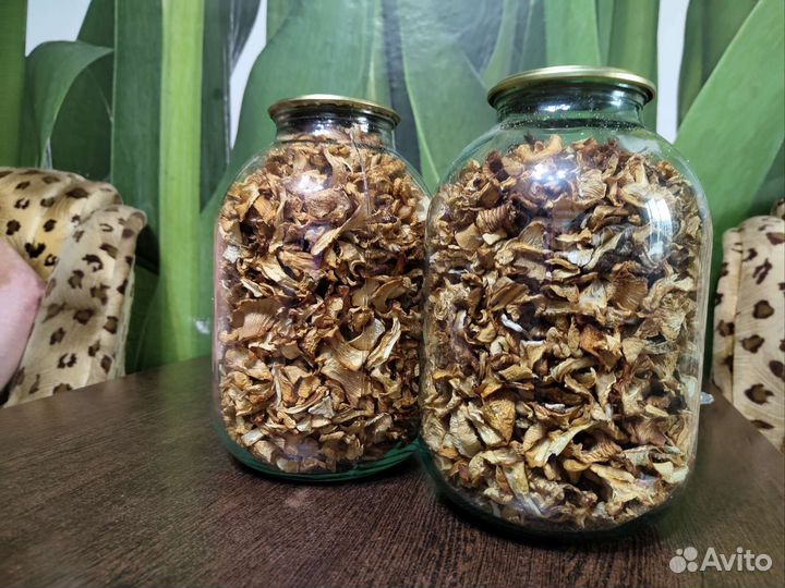 Грибы белые Сушёные и лисички