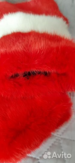 Норковые варежки женские