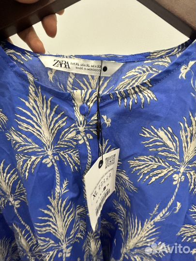 Блузка женская Zara новая хлопок