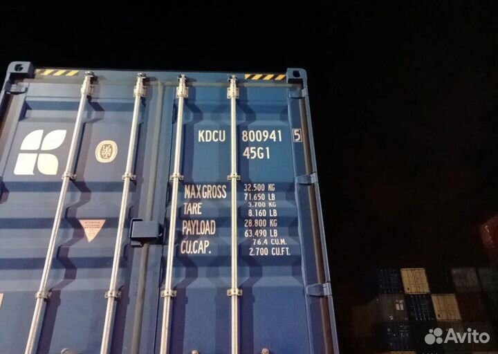 Морской контейнер 40 футов