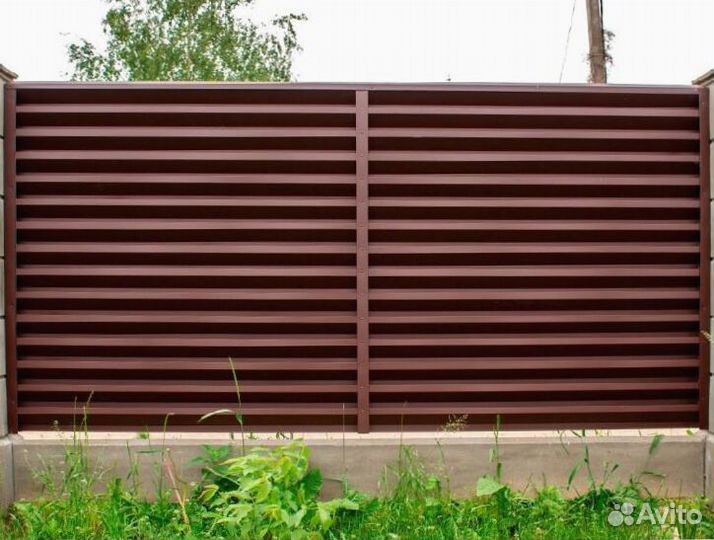 Забор жалюзи