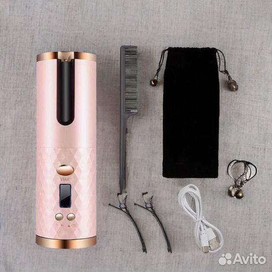 Беспроводная плойка для волос/ Автоматическая плой