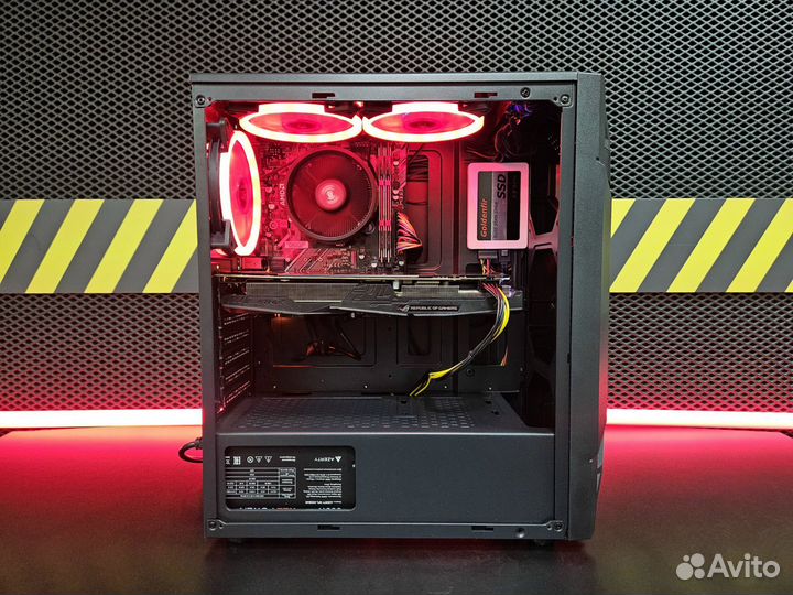 Игровой пк Ryzen 5 2600/GTX 1060 6GB/16GB/SSD