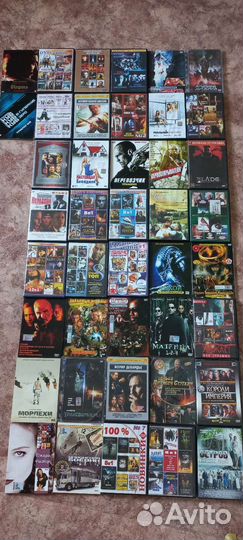 Диски DVD (х/ф, м/ф, д/ф, игры). 160 шт