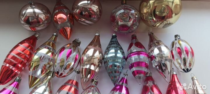 Елочные игрушки. Глинка. СССР