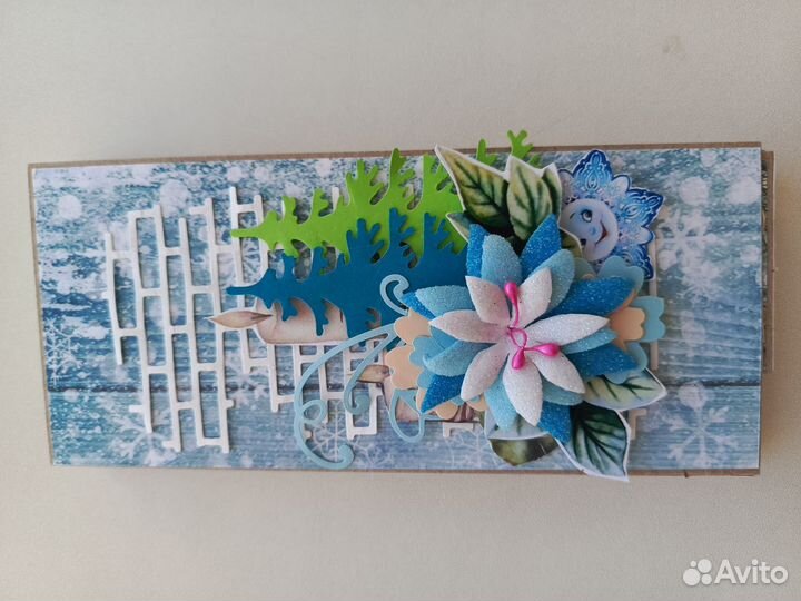 Скрапбукинг открытка