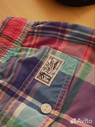 Polo ralph lauren шорты оригинальные в клетку