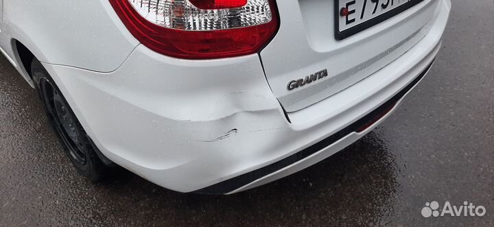 Задний бампер LADA granta лифтбек