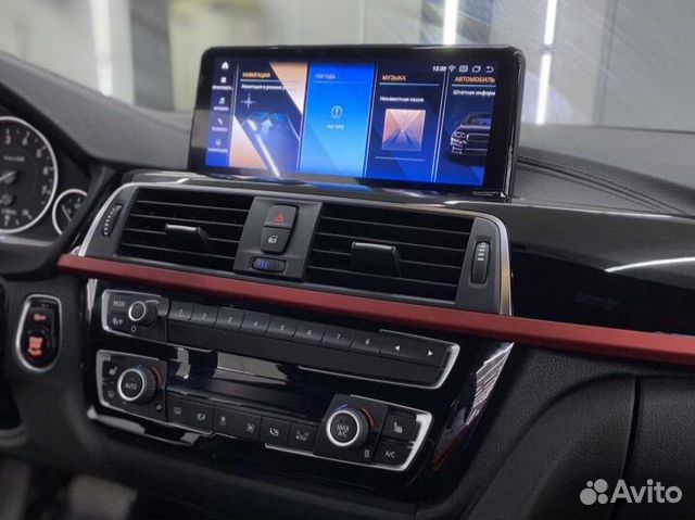 Сенсорный Full HD монитор на андроид на BMW f30