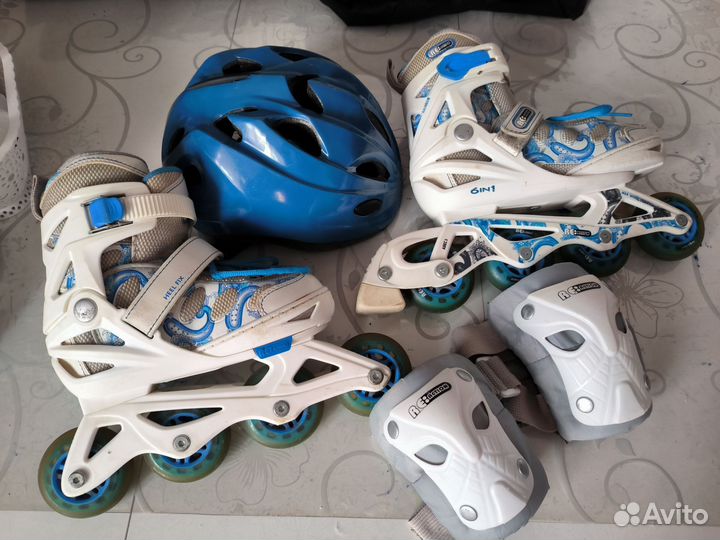 Детские Ролики 31-32-33-34-35-36 раздвижные