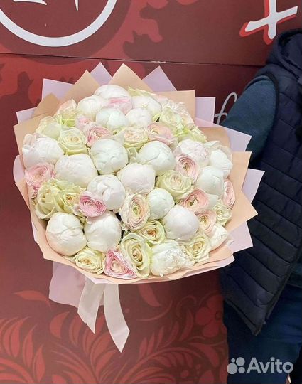 Пионы Букет пионов