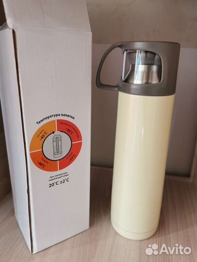 Термос металлический 0.5л