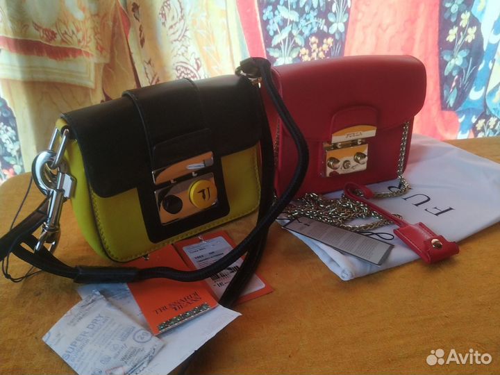 Сумка furla metropolis mini и Trussardi jeans