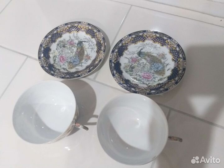 Чайные пары тончайший фарфор