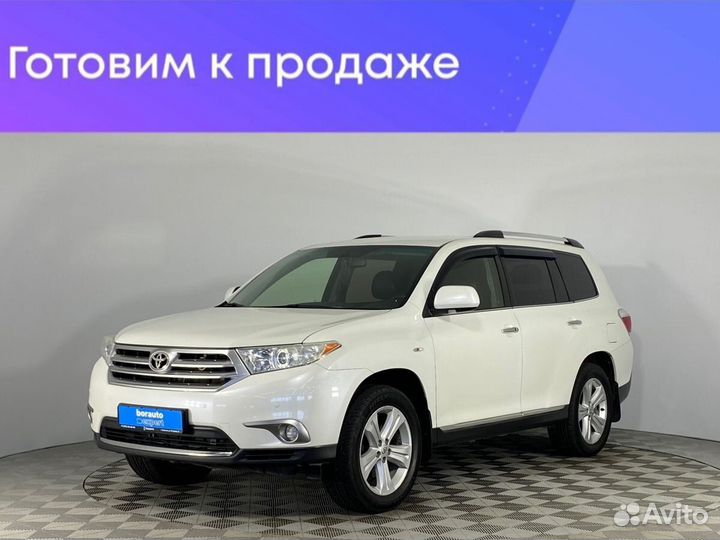 Toyota Highlander 2012 Р±РµР»С‹Р№