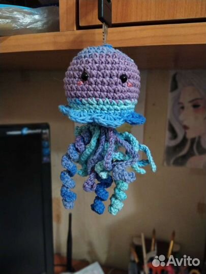 Амигуруми Вязанные игрушки ручной работы медуза