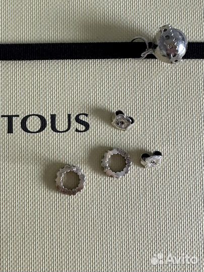 Серьги сереброTous оригинал