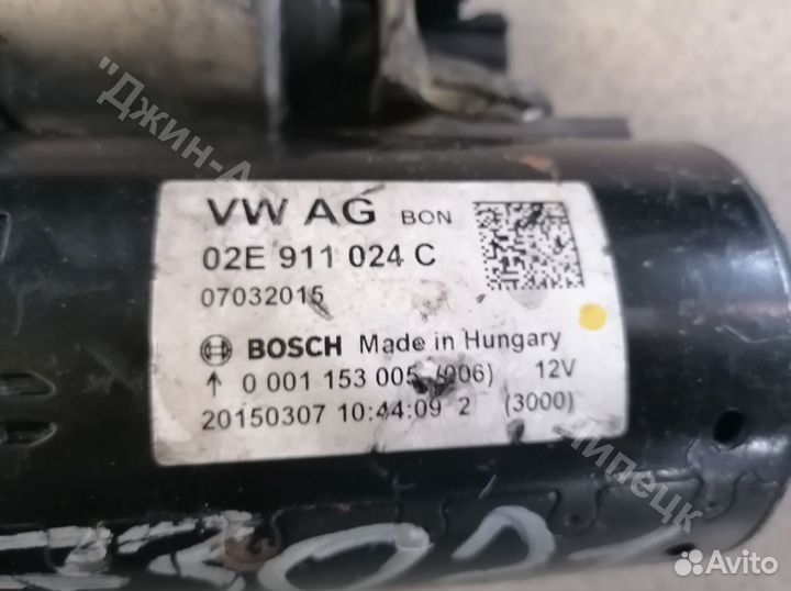 Стартер 2.0 дизель АКПП Passat CC Passat B7 Jetta