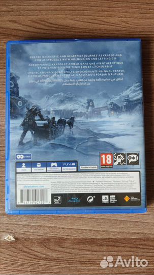 God of war ragnarok ps4 диск русская озвучка