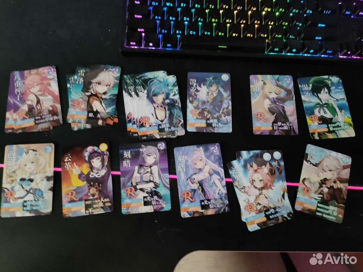 Коллекционные карточки Genshin impact