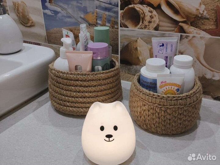 Корзинка из джута