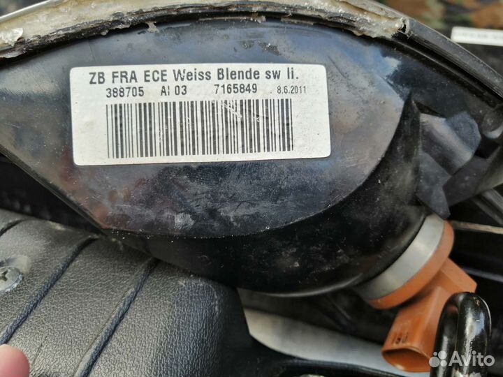 Передние поворотники на BMW 3