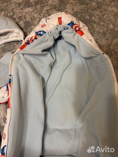 Комплект на выписку зимний для мальчика