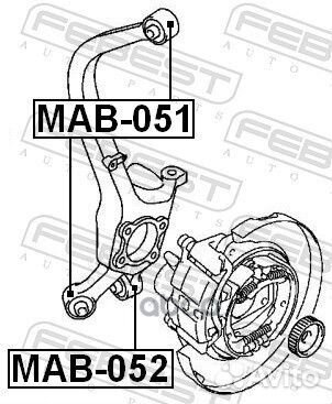 Сайлентблок MAB-051 MAB-051 Febest