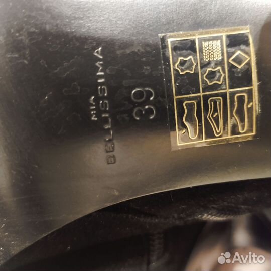 Сапоги женские демисезонные замшевые размер 39