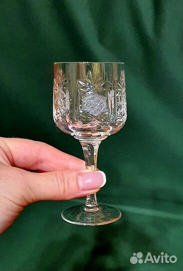 Фужеры и рюмки. Хрусталь ГДР