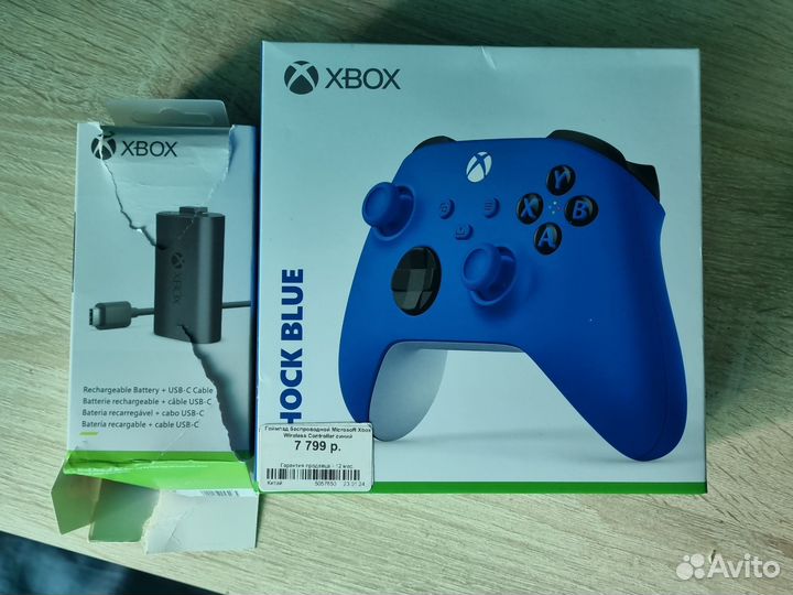 Геймпад xbox series x с оригинальным аккумулятором