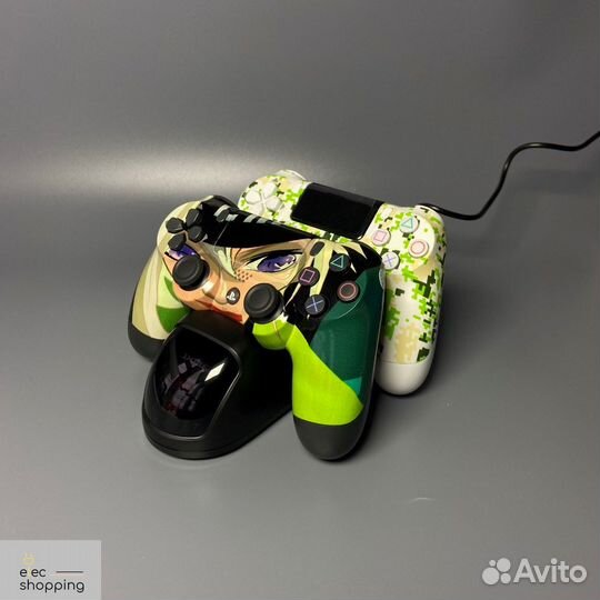 Зарядная станция dobe для двух геймпадов P4