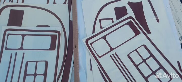 Тюнинг волга 3110 3102 31105 декор под дерево нов