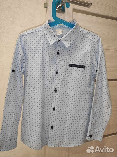 Рубашка на мальчика 7-8 лет
