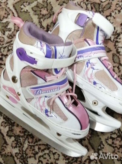 Коньки раздвижные 34-38 размер