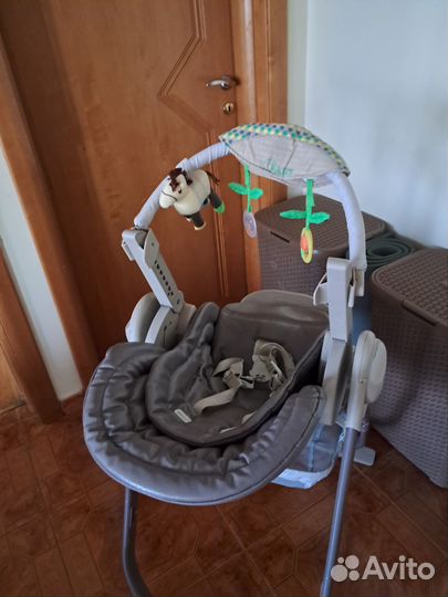 Стульчик для кормления Chicco polly magic cocoa