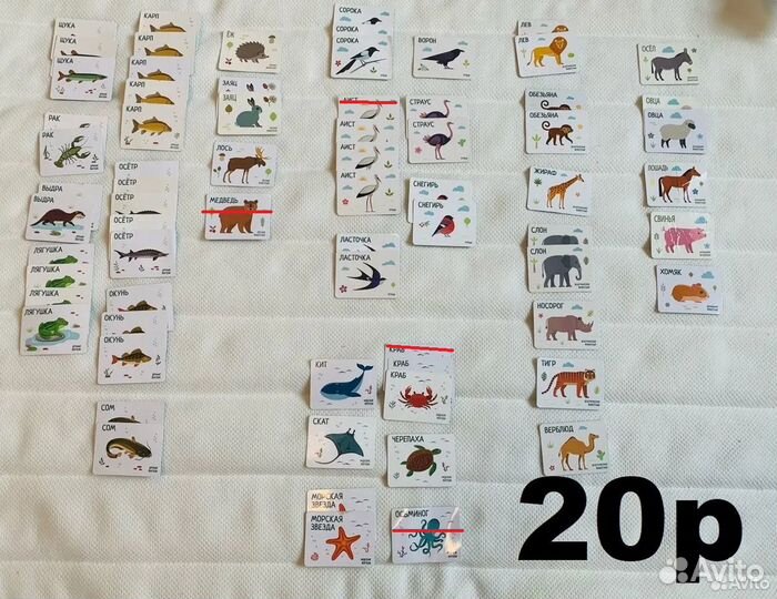 Карточки фрутоняня, Карты Собак, Нашивки