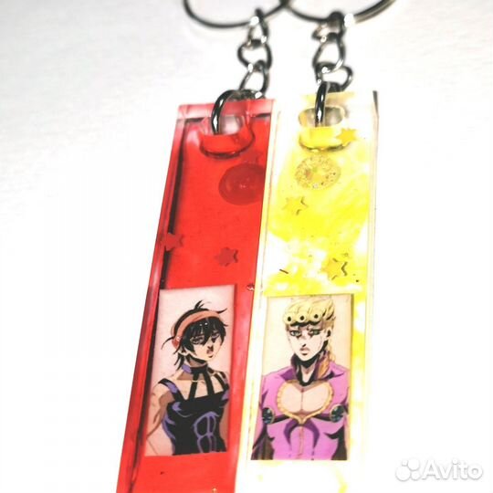 Парные брелоки джоджо аниме JoJo