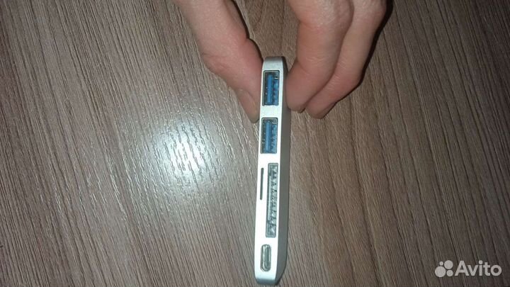 Хаб Deppa USB-C адаптер для MacBook, 5в1