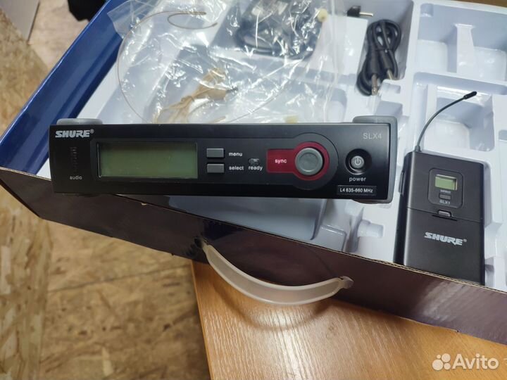 Микрофон shure Slx 635-660mhz петличка