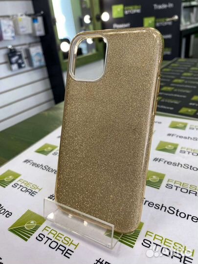 Чехол золотистый для iPhone 11 Pro