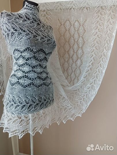 Пуховый платок. Пуховый палантин